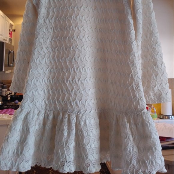 White Boucle Dress - Picture 2 of 2
